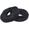 Wrap-It Storage 8 In. Black Self-Gripping Cable Tie Roll (50-Pack) 450-CTR-8BL