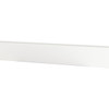 2 In. x 6 In. x 96 In. White Vinyl Fence Rail 182982