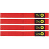 Wrap-It Storage Quick-Straps 9 In. Red Weatherproof Hook & Loop Strap (4-Pack)