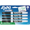 Expo Black Fine Point Low Odor Dry-Erase Marker (4-Pack)