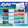 Expo Assorted Color Chisel Tip Magnetic Dry Erase Markers with Eraser (4-Pack) 1944728 972241