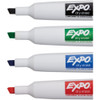 Expo Assorted Color Chisel Tip Magnetic Dry Erase Markers with Eraser (4-Pack) 1944728A 972241