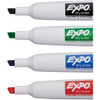 Expo Assorted Color Chisel Tip Magnetic Dry Erase Markers with Eraser (4-Pack) 1944728 972241