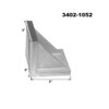 Hhip 2 X 2 X 2" Ground Angle Plate Webbed End 3402-1052