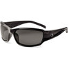 Ergodyne THOR, Safety Glasses, Uncoated, Smoke Lens, Black Frame, Full-Frame THOR