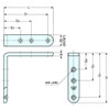 Sugatsune Shelf Bracket,304 SS,3.543 in H SU-A90-M