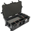 Pelican Black Protective Case, 32.58"L x 18.40"W x 11"D 1615AIRTP