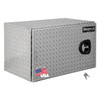 Truck Box,Underbody,Diamond Tread Aluminum,30"W,Silver,5.3 cu. ft.