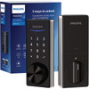 Philips Bluetooth & Fingerprint Touchscreen Electronic Deadbolt, Satin Nickel