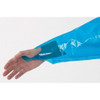 Polyco Gown, Polyolefin, Welded, 4 mil, 55 in, Blue, XL, 50 PK 42600