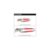 Milwaukee Tool 6" & 10" Comfort Grip Straight Jaw Pliers Set 48-22-6330
