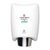 Automatic Hand Dryer, 8 sec Dry, 80, 110 to 120V AC, Aluminum, Gloss