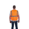 Class 2 Breakaway High Visibility Orange Mesh Safety Vest - Small-Medium  48-73-5125