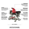 M18 FUEL 7-1-4 in Dual Bevel Sliding Compound Miter Saw (Tool Only)  2733-20