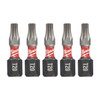 Milwaukee Tool 1 in. TORX T20 SHOCKWAVE Impact Duty Insert Bit (5 pk) 48-32-4614
