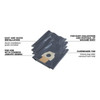 Milwaukee Tool Plastic Dust Bags,PK5 49-90-1954