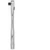 3-8" Drive 90 Geared Teeth Pear Head Style Hand Ratchet, 8-1-2" L, Chrome Finish  48-22-9038