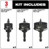 Milwaukee Tool 3pc. Thin Wall Hole Saw Set 49-22-4800