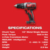 Milwaukee Tool M18 Compact 1-2" Drill Driver 2606-20