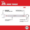 Milwaukee Tool Combination Wrench Set, SAE, Chrome Finish, 15 pc 48-22-9415