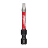SHOCKWAVE 2" Impact Square Recess No. 3 Power Bits (25 Pk)
