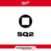 SHOCKWAVE 6" Impact Square Recess No. 2 Power Bits (10 Pk)  48-32-4215