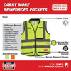Class 2 High Visibility Yellow Performance Safety Vest - 2XL-3XL  48-73-5043
