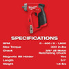Milwaukee Tool M12 FUEL Installation Drill-Driver (Tool-Only) 2505-20