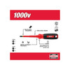 Milwaukee Tool 4 PC 1000V Insulated Screwdriver Set w- Roll Pouch 48-22-2204