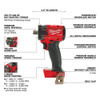 M18 FUEL 1-2 in. Compact Impact Wrench with Pin Detent (Tool Only)  2855P-20