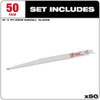 Milwaukee Tool 12" 5 TPI SAWZALL Blades (50 Pk) 48-01-6037