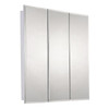 24" x 24" Surface Mounted Beveled Edge Tri-View Medicine Cabinet