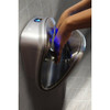 Automatic Hand Dryer, 10 sec Dry, 60, 110 to 120V AC, Silver, Smooth  V-649A