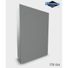Ketcham 18" x 36" Deluxe Surface Mounted SS Framed Medicine Cabinet 178-SM