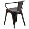 Contemporary Chair, 21-1-2 in W 19" L 27-3-4" H, Integrated  CH-31270-BQ-GG