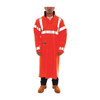 Tingley Arc Flash Flame Resistant Rain Coat, PVC, Class 3 Orange, L C44129
