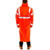 Tingley Arc Flash Flame Resistant Rain Coat, PVC, Class 3 Orange, L C44129