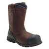 Men's Wellington Boot, 8, Composite Toe, 11 in H, Brown, A7876