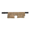 Clc Work Gear Tool Apron, Tool Belt, Tan, Leather, 12 Pockets I427X