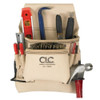 Clc Work Gear Tool Pouch, Tool Pouch, Tan, Leather, 8 Pockets 178234