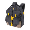 Clc Work Gear Tool Backpack, Black, Polyester, 23 Pockets ECP135