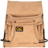 CLC 8-Pocket Suede Leaather Carpenter's Nail & Tool Bag I823X