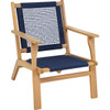 3-Piece Navy Acacia Wood Chat Set 894774 894774