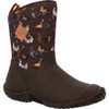 The Muck Boot Company Muckster II Women's Brown Chicken Print Mid Boot, Size 9