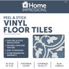 Home Impressions Blue Lorelin 12 In. x 12 In. Vinyl Floor Tile (45 Sq. Ft.-Box) GM3 267101