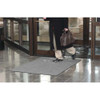 Entrance Mat, Polypropylene, 3-8 in Thick, Charcoal, 4 ft W x 6 ft L  161S0046CH