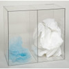 Condor All Purpose Dispenser, PETG, clear, 20 x 18 x 12" 3UZG5