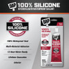DAP 2.8 Oz. White  100% Silicone Kitchen & Bath Sealant 7079800950 778154