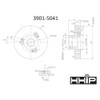 Hhip 125mm Diameter D1-3  ER-40 Collet Chuck 3901-5041