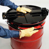 Pig Latching Drum Lid with Fast-Latch,Black DRM1072-BK